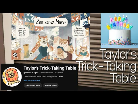 Zoo and More + Channel Update and Birthday!!!!! ~ Taylor's Trick-Taking Table
