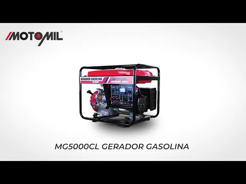 Gerador à Gasolina 5.0 Kva MG5000Cl Bivolt Motomil