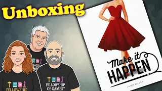 Make It Happen Board Game Unboxing | What’s Inside This Fashion Week Card Game?