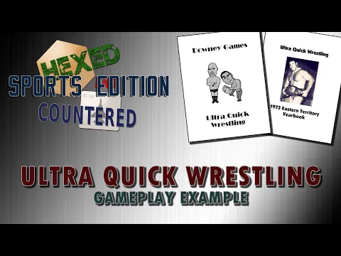 Ultra Quick Wrestling (Downey Games) - Play Example