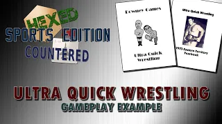 Ultra Quick Wrestling (Downey Games) - Play Example