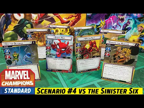 Marvel Champions Sinister Motives Scenario 4 SINISTER SIX versus Spider-Ham and SP//dr