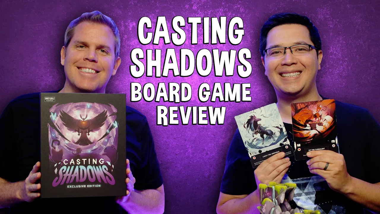Review of Casting Shadows - Player Elimination Board Game from Unstable Games