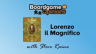 Boardgame Opinions: Lorenzo il Magnifico