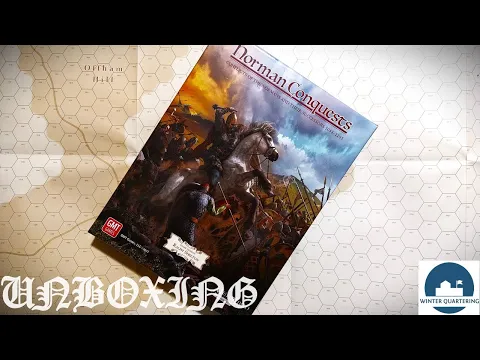 NORMAN CONQUESTS, Gmt games | Unboxing | (ita) | Winter Quartering