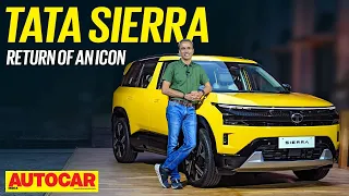 Tata Sierra revealed - Production-spec Sierra in detail | Walkaround | Autocar India