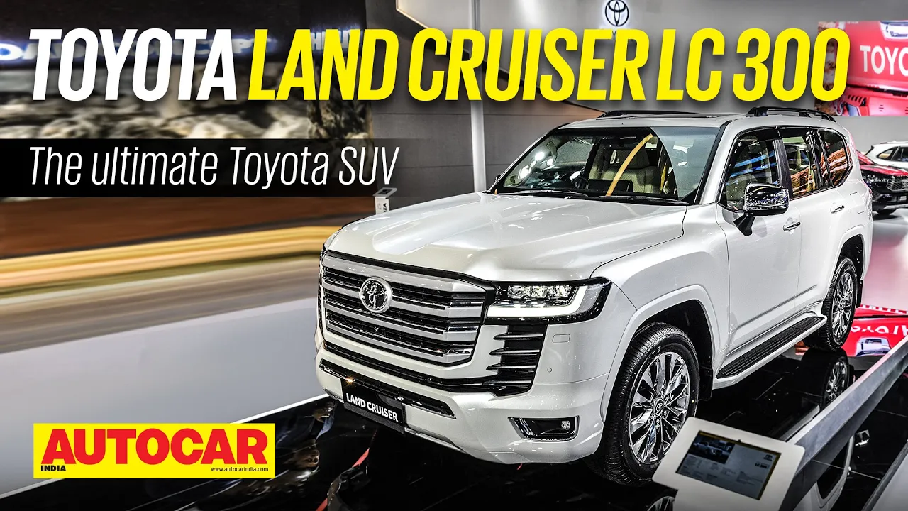 Toyota Land Cruiser LC 300 - The ultimate Toyota SUV | Auto Expo 2023 | Autocar India
