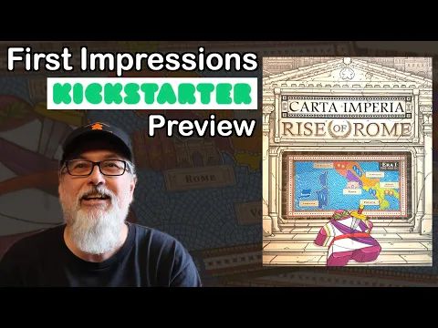 A Board Game Preview of Carta Imperia Rise of Rome | Mike Ibeji | Published by Guntower Games