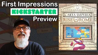 A Board Game Preview of Carta Imperia Rise of Rome | Mike Ibeji | Published by Guntower Games
