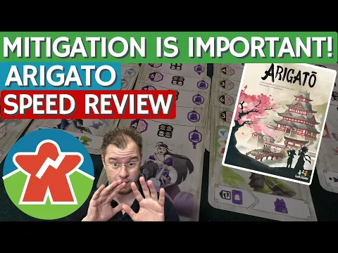 Arigato - Board Game Review - Mitigation Is Important!