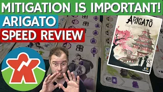 Arigato - Board Game Review - Mitigation Is Important!