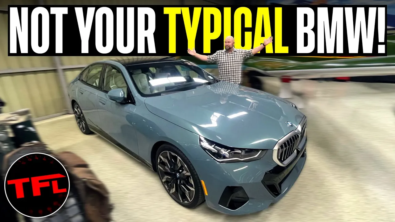Driving the First ELECTRIC BMW 5 Series! Is the New i5 eDrive40 a Game-Changer?