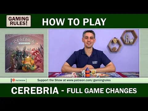Cerebria - Changes for the full game from Gaming Rules!
