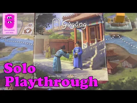 Gùgōng, Solo Playthrough (In English, board game, worker placement, Gugong)