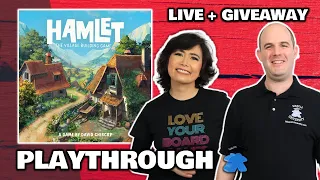 Hamlet - LIVE Playthrough Board Game & Giveaway Worldwide