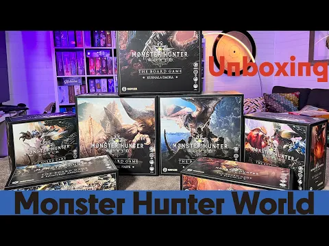 Monster Hunter World - Board Game Unboxing