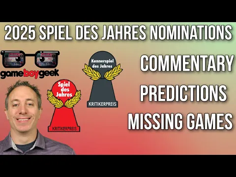 2025 Spiel Des Jahres Official Nominations - Commentary, Predictions, and Which Games They Left Out!