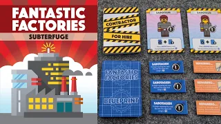 WHAT'S NEW Fantastic Factories Subterfuge expansion