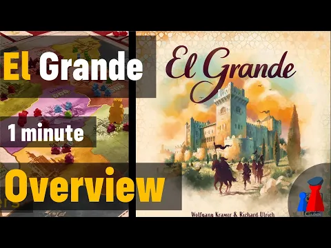 El Grande -1 minute Overview - Peaky Boardgamer