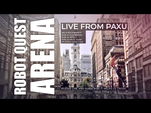 Robots battle for fun in Robot Quest Arena… straight from Pax Unplugged!