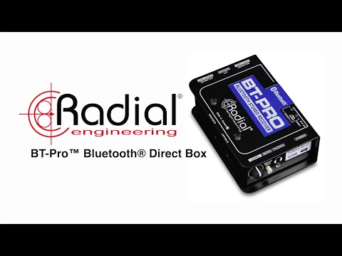 Product video thumbnail for Radial BT-Pro BlueTooth Wireless Receiver