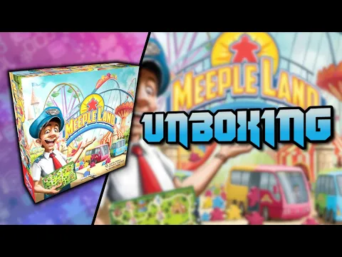 Meeple Land Unboxing | Blue Orange Games
