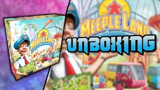 Meeple Land Unboxing | Blue Orange Games