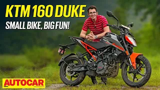 KTM 160 Duke review - Enter the mad orange world! | First Ride | Autocar India