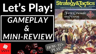 Let's Play! First Crusade 1097-1099 | Solitaire | Gameplay | Mini-Review
