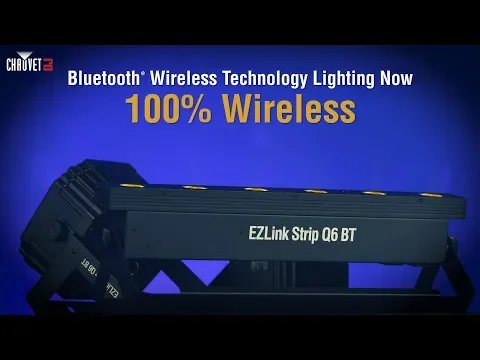 Product video thumbnail for Chauvet EZlink Par Q6 BT RGBA Battery-Powered Wash with Bluetooth