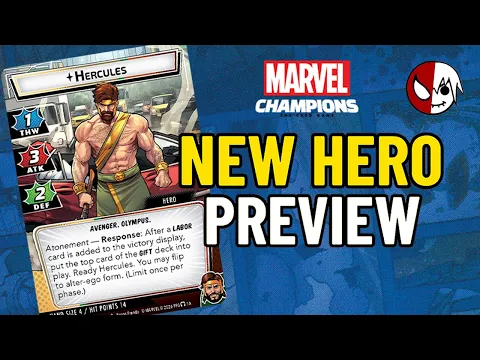 Marvel Champions HERCULES Hero Preview!!! New Hero Announcement