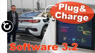 VW ID Software 3.2 - BESSER als die Konkurrenz? Plug & Charge, Ladeplanung, Spiele uvm.