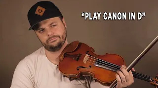 what people want violinists to play