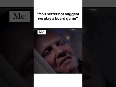 I’m absolutely suggesting we play #boardgames