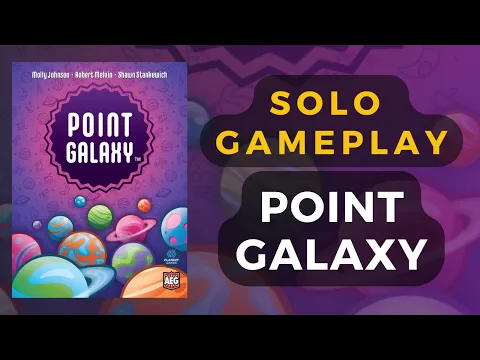 Point Galaxy Board Game Full Solo Playthrough | DaniCha