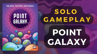 Point Galaxy Board Game Full Solo Playthrough | DaniCha