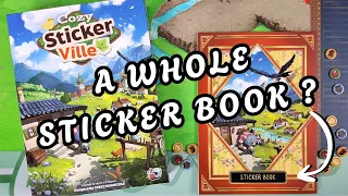Unboxing Cozy Stickerville! No Spoilers!