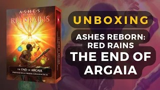 Ashes Reborn Red Rains The End of Argaia Board Game Unboxing | DaniCha