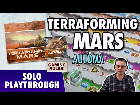 Terraforming Mars: Solo Automa - Playthrough