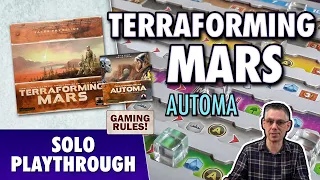 Terraforming Mars: Solo Automa - Playthrough