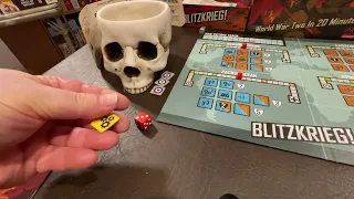 Blitzkrieg Solo Playthrough Not Using the Solitaire Bot