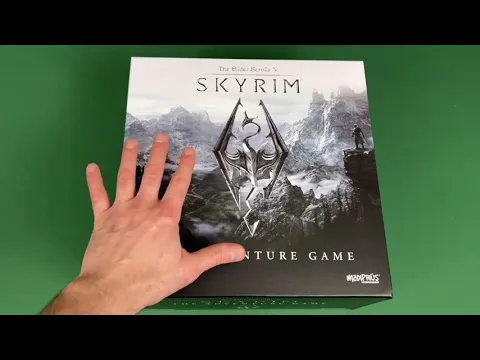 Skyrim the Adventure Board Game Full Unboxing