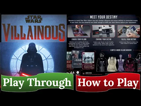 Star Wars Villainous: Power of the Dark Side - How to Play & Play Through