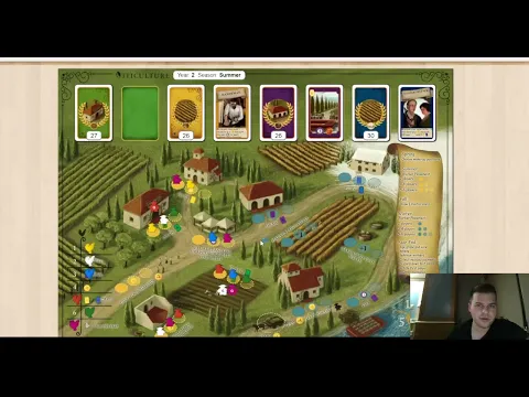 Jamey Stegmaier plays Viticulture | Unique Strategy!