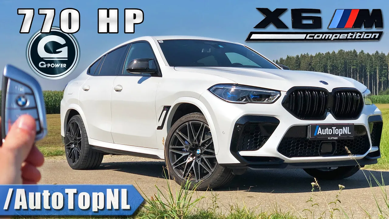770HP BMW X6M G-Power REVIEW on AUTOBAHN [NO SPEED LIMIT] by AutoTopNL