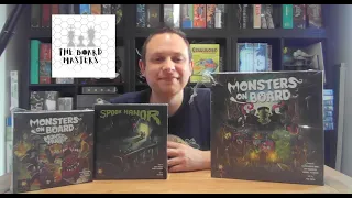 Unboxing Monsters on Board, Monster Mixer and Spook Manor! Welcome to the Monster Mash!