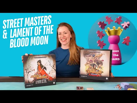 Street Masters + Lament of the Blood Moon Solo Boardgame Playthrough Queen of the Board