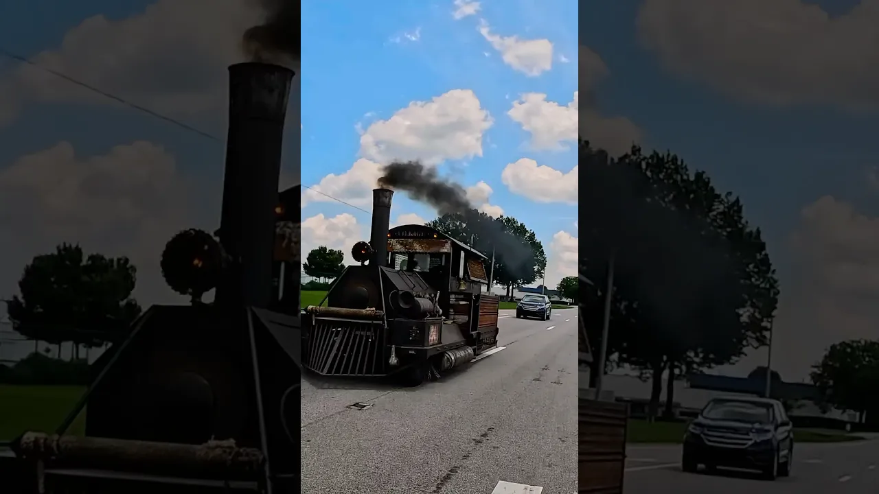 Steam Train Car! 🚂 #cars #trains #steam