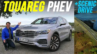 The spectacular Atlantic Ocean Road in Norway🇳🇴 driven with the VW Touareg eHybrid PHEV vs Touareg R