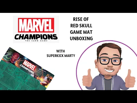 Marvel Champions Rise of Red Skull Gam Mat UNBOXING